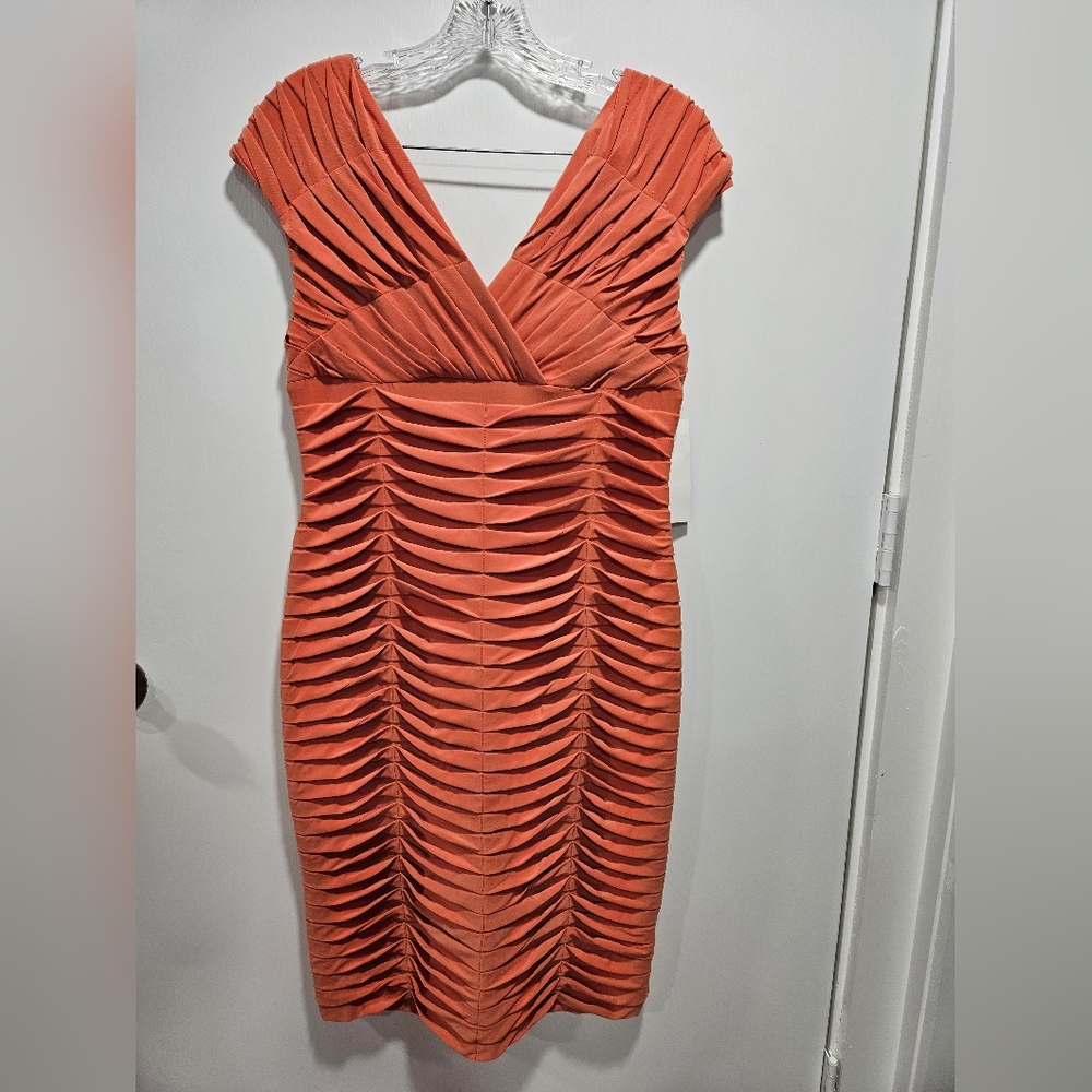 Adrianna Papell Bodycon lined dress size 12 NWT